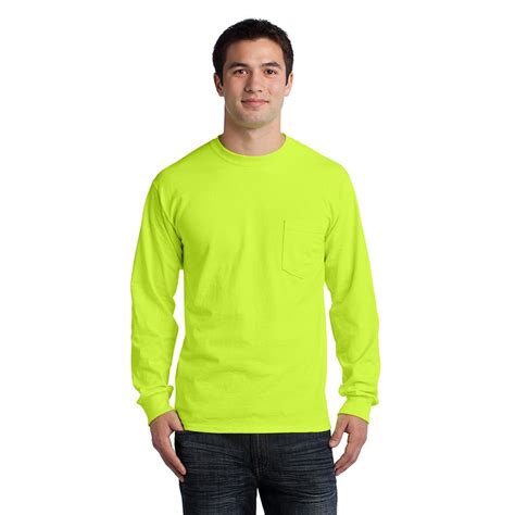 Stay Safe in Style with Long Sleeve Safety Green Shirts
